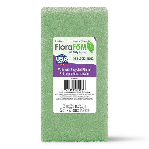 FloraCraft FloraFoM Blocco 5,9 cm x 5,1 cm x 15 cm Verde