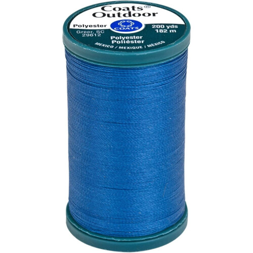 COATS&CLARK Νήμα Εξωτερικού Χώρου, Mini King Spool, 200-Yard, Monaco Blue