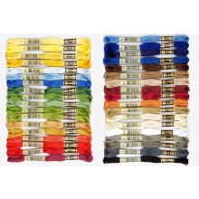 DMC 117F25HDC Broderi Floss Pack 8,7yd Home Decor 36/Pkg