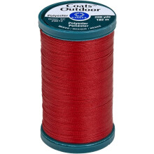 Coats Thread & Zippers Outdoor Living Thread 200-Yard Mini King Spool Red Cherry