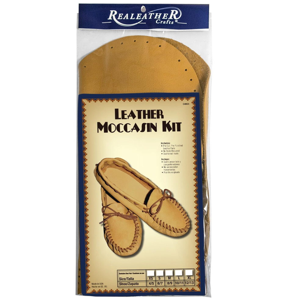 Leathercraft Kit-Scout Moccasin - Size 8/9