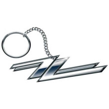 ZZ Top Keyring Twin Z's Band Logo Keychain