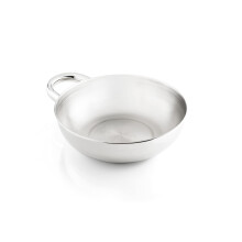 GSI Outdoors Glacier Stainless Bowl I 9 hvelykes rozsdamentes acl kemping s utaztl fogantyval