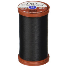 COATS & CLARK Filo per Rivestimenti Extra Forte, 150 Yarde, Nero (S964-0900)