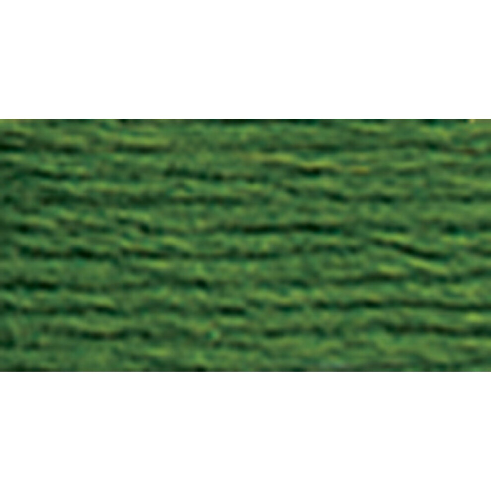 Dmc Pearl Cotton Ball Size 8 87Yd-Very Dark Parrot Green 116 8-904 White,Green