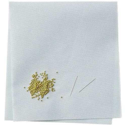 Broderie au point compté - DIMENSIONS - Fall Fairy - Doré - Blanc - Réf. D70-35262 2