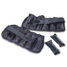 Pesas de tobillo ajustables con barra CAP, 10 libras, color negro