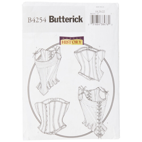 Butterick Misses' Stays and Corsets-18-20-22 -*SEWING PATTERN*