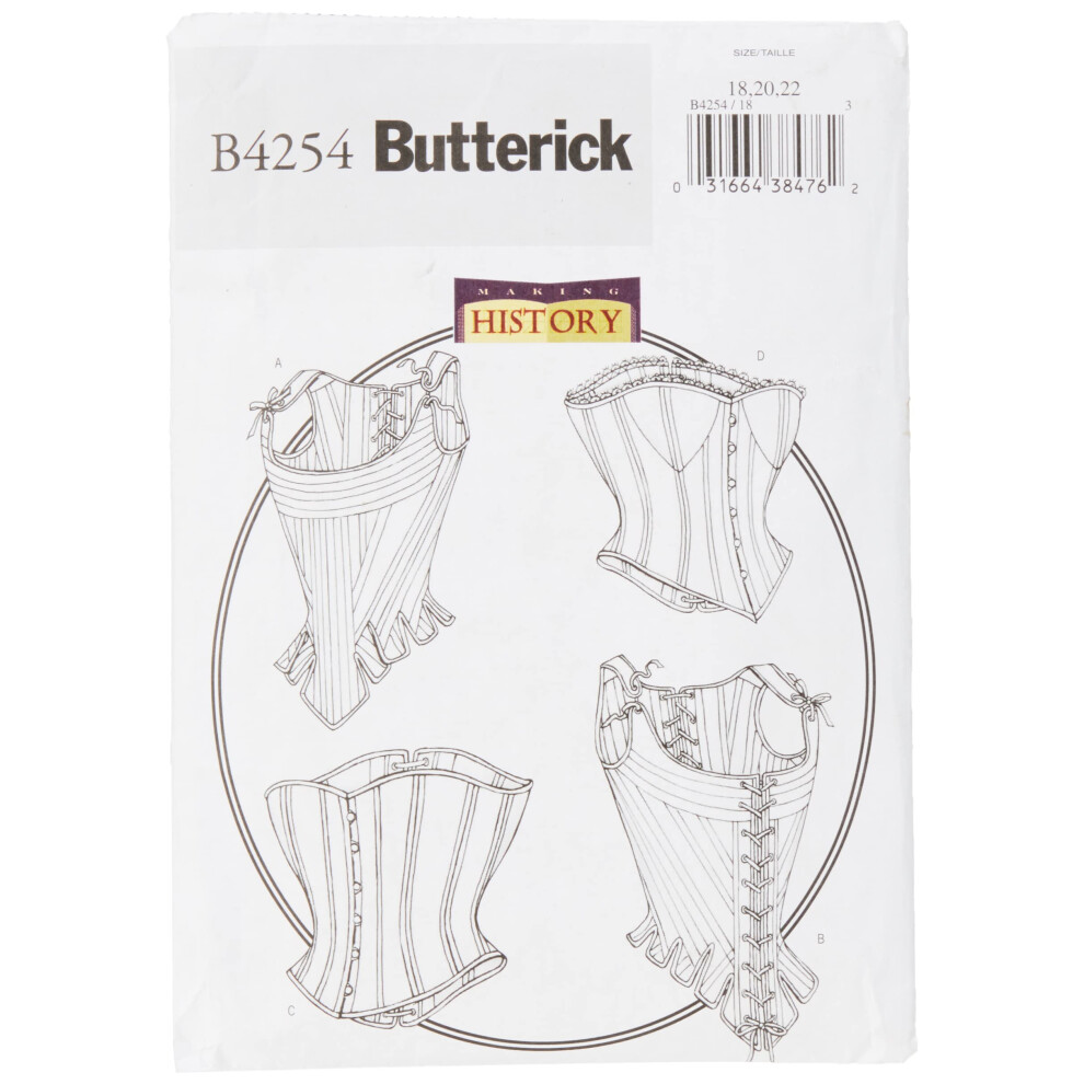 Butterick Misses' Stays And Corsets-18-20-22 -*Sewing Pattern*