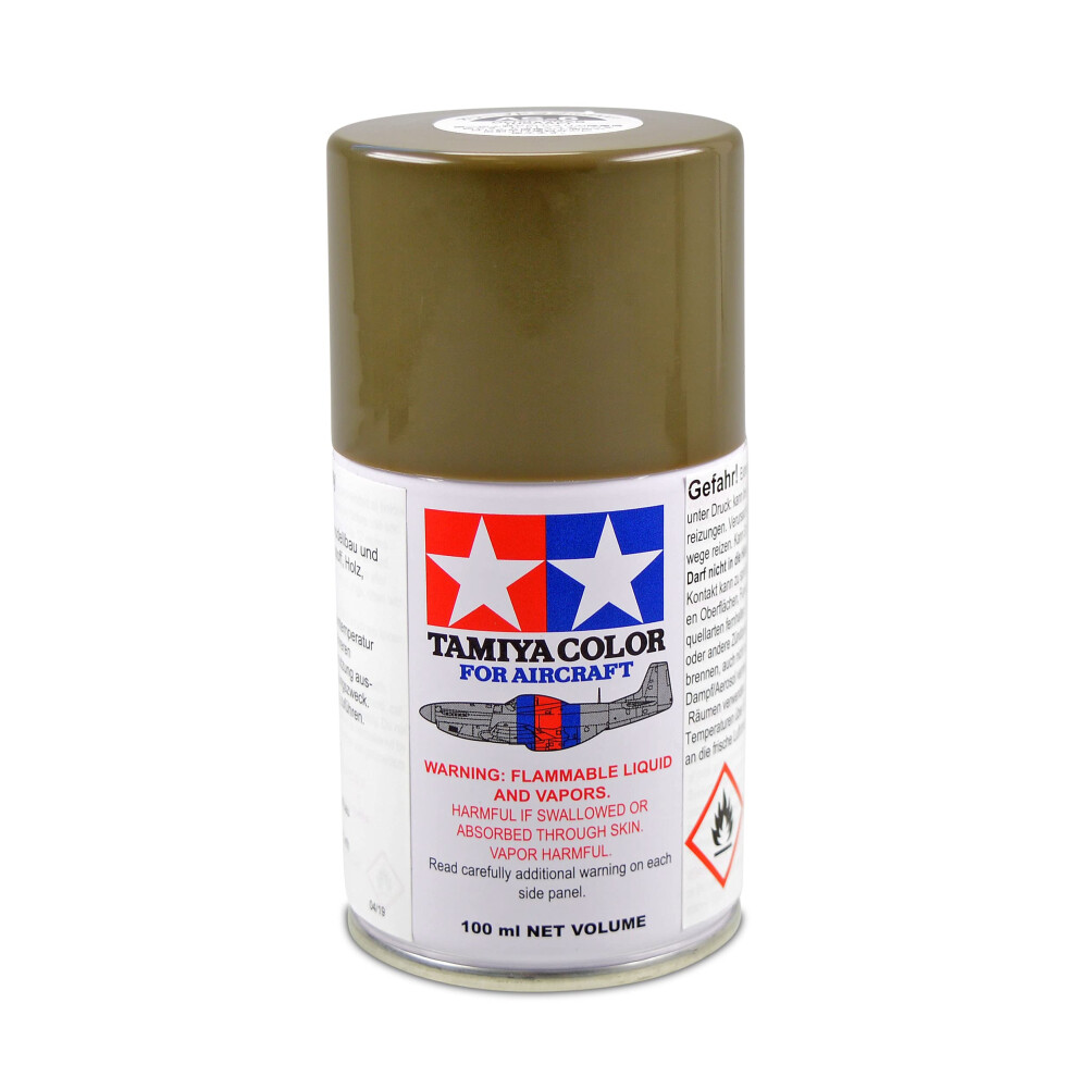 Tamiya As-6 Olive Drab (Usaaf) 100Ml Model Aircraft Spray Paint 86506