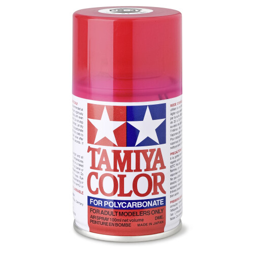 TAMIYA PS-37 Translucent Red Polycarbonate Spray Paint 100ml Lexan RC Car Body