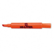 AVERY Hi-Liter Schreibtisch-Style Textmarker, Schmierfeste Tinte, Keilspitze, 12 Fluorescent Orange Marker (24050)