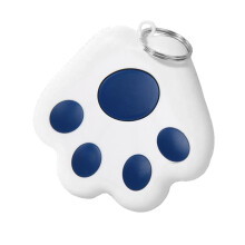 Key Finder Cat Claw Shape Locator Alarm Sensor Real Time Wireless Tracker For Keys Pets Luggage Dark Blue