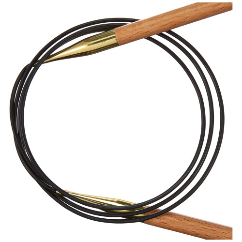 KnitPro 100 cm x 7 mm Basix Fixed Circular Needles, Birch 2