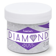 FloraCraft Diamante Polvo Brillante 3 Onzas Cristal Claro