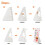 Lineco Easel Back Self Adhesive White 5" (12.7cm) 25 Pack 4