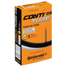 Continental Race Presta Extra Long Valve 60mm 700c Inner Tube - Black, 28 Inch