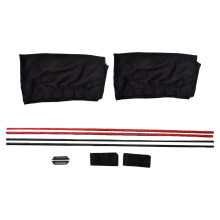 Auto-Vorhang-Sonnen-Schwarzes reines Tuch 60L mit elastischem 60X