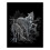 Silver Foil Engraving Art Kit 8"X10"-Mare & Foal 2