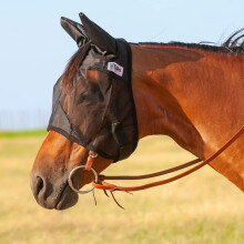 Cashel Quiet Ride Horse Fliegenmaske Standard mit Ohren Araber/Kleinpferd