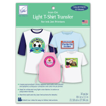 Camiseta ligera Transfer Value de June Tailor, paquete de 10