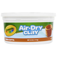Crayola Luchtgedroogde Klei, Terra Cotta No Bake Boetseerklei voor Kinderen, 2.5lb