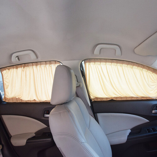 Auto-Vorhang-Sonnen-Schwarzes reines Tuch 60L mit elastischem 60X 2