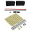 Auto-Vorhang-Sonnen-Schwarzes reines Tuch 60L mit elastischem 60X 2