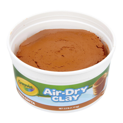 Crayola Crayola Argilla Auto-Asciugante, Terra Cotta, Modellabile per Bambini, 2.5lb 1