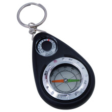 Ace Camp Munkees Liten Kompass och Termometer Nyckelring Minifickstorlek Vattentt nyckelring utrustning fr camping Vandring Backpacking Surviva