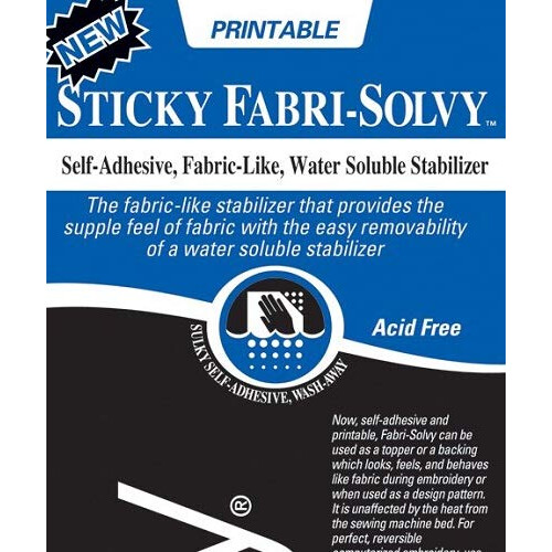Sulky Sticky Fabri-Solvy Stabilizer 8'X6yd- 1