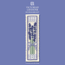 Textile Heritage Collection Cross Stitch Bookmark Kit - Victorian Lavender