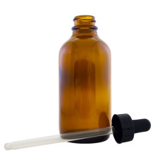 GreenHealth 4 fl oz ruskea lasipullo lasitiputtimella (yksi)