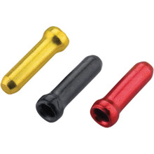 Jagwire Crimpature per estremit? cavo 1,8 mm Oro Nero Rosso 30 pezzi (1 confezione)