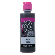 Tulip Soft Fabric Paint 4oz-Matte - Ebony
