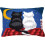 Vervaco Coussin au point de croix pour chats sur le toit, multicolore 1