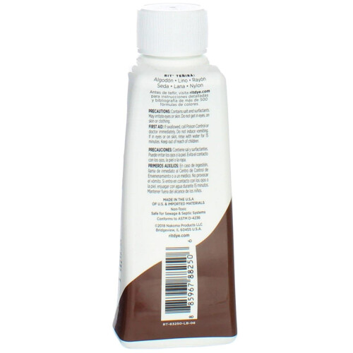 Rit Dye Liquid 8oz-Dark Brown 2