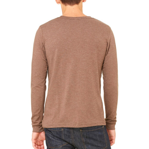 Bella Canvas Jersey Langarm-T-Shirt Schwarz 2