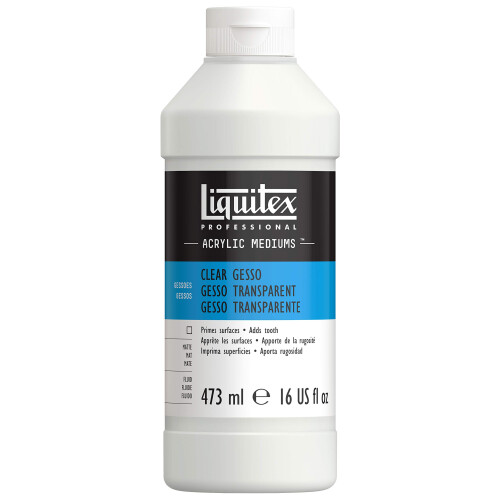 Liquitex Acrylic Gesso Surface Prep-Clear 16oz
