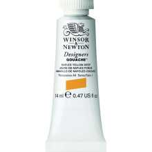 Winsor & Newton 14ml Designers Gouache Tube - Naples Yellow Deep