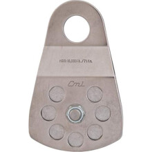 Polea simple CMI de 3"" con polea de aluminio y placas laterales de acero inoxidable - RP105