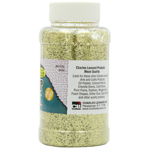GLITTER 16 OZ BOTTLE GOLD 2