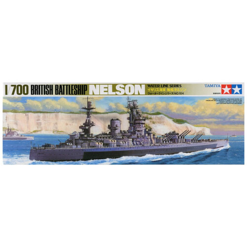 Tamiya HMS Nelson Battleship - 1/700 Ship Model Kit - Tamiya 77504 1