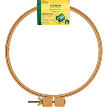 Dritz 3201 Kunststoff Quiltrahmen ohne Verrutschen, 25 cm, Natur