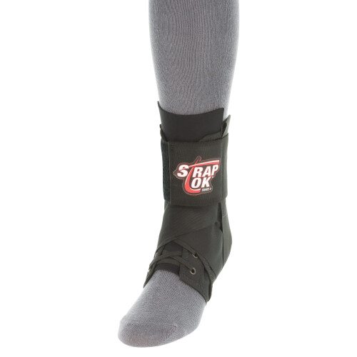 Swede-O Strap Lok Ankle Brace Black Medium