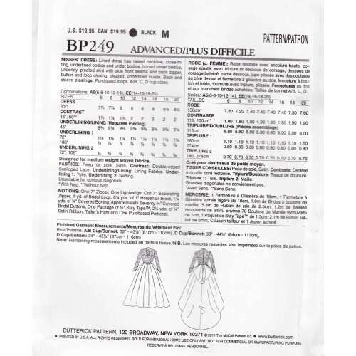 Butterick Misses' Dress-EE (14-16-18-20) -*SEWING PATTERN* 1