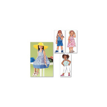 BUTTERICK MNSTER B3477 Barnklnning Top Short & Byxor Storlek 2-3-4-5