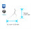 UMR-Design AS-027 Flash Airbrush Stencil Template Step by Step Size M 2