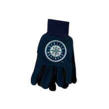 MLB Seattle Mariners kaksivriset hanskat, sininen/musta
