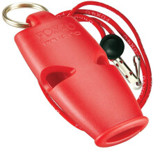 Fox 40 Micro Safety Whistle med Breakaway Lanyard Red